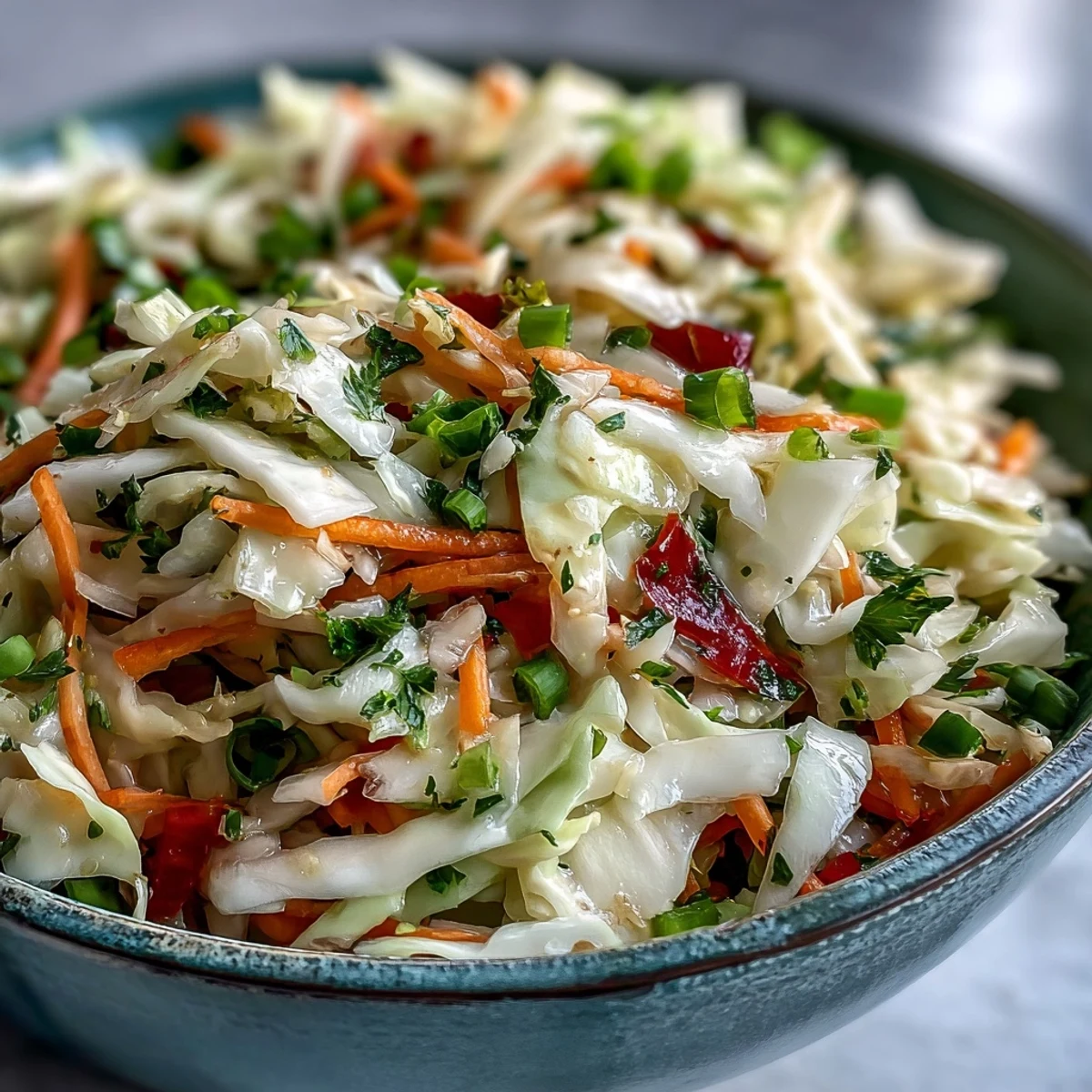 A hearty bowl visual of Sauerkraut Slaw, bursting with colorful, crunchy goodness.