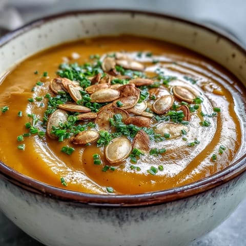 Velvety Acorn Squash Soup