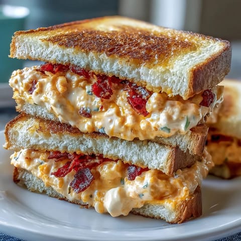 Creamy pimento cheese finger sandwiches arranged on a white platter, perfect for Derby parties or Southern gatherings.
