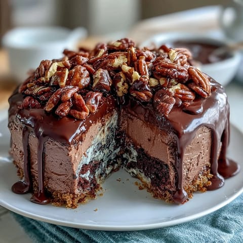 Decadent Kentucky Derby Chocolate Pecan Tart with rich chocolate filling and crunchy pecans in buttery pastry crust.