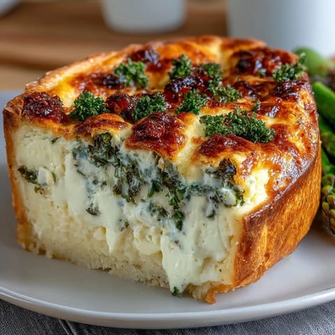 Mothers Day Asparagus Brie Quiche