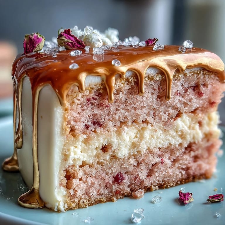 Elegant Bridal Shower Rosé Velvet Cake, a festive centerpiece with subtle rosé flavor.