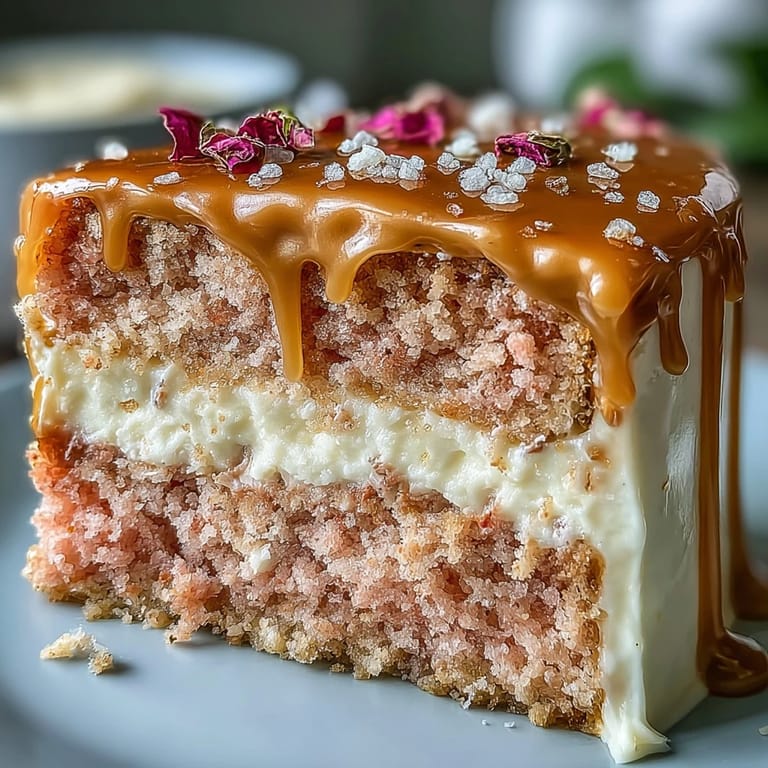 Luxurious Bridal Shower Rosé Velvet Cake, showcasing a glossy gold drip perfect for celebrations.